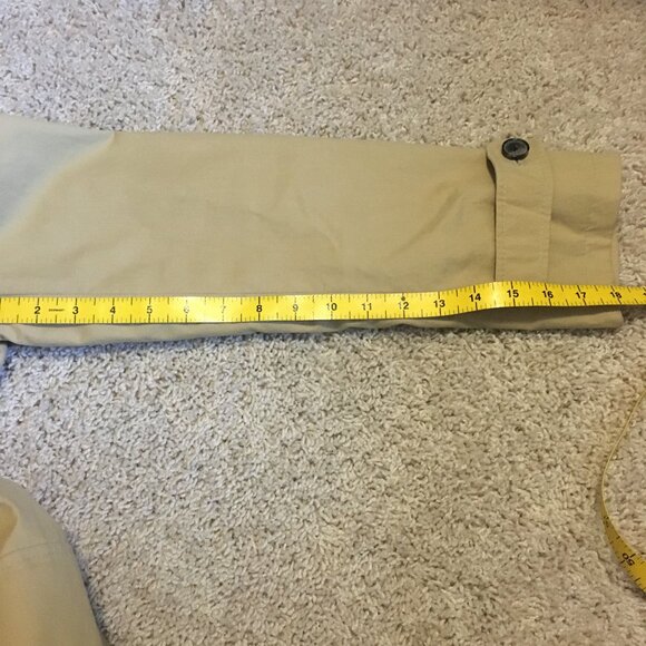 Tommy Hilfiger Double Breasted Cotton Blend Coat - Picture 16 of 16